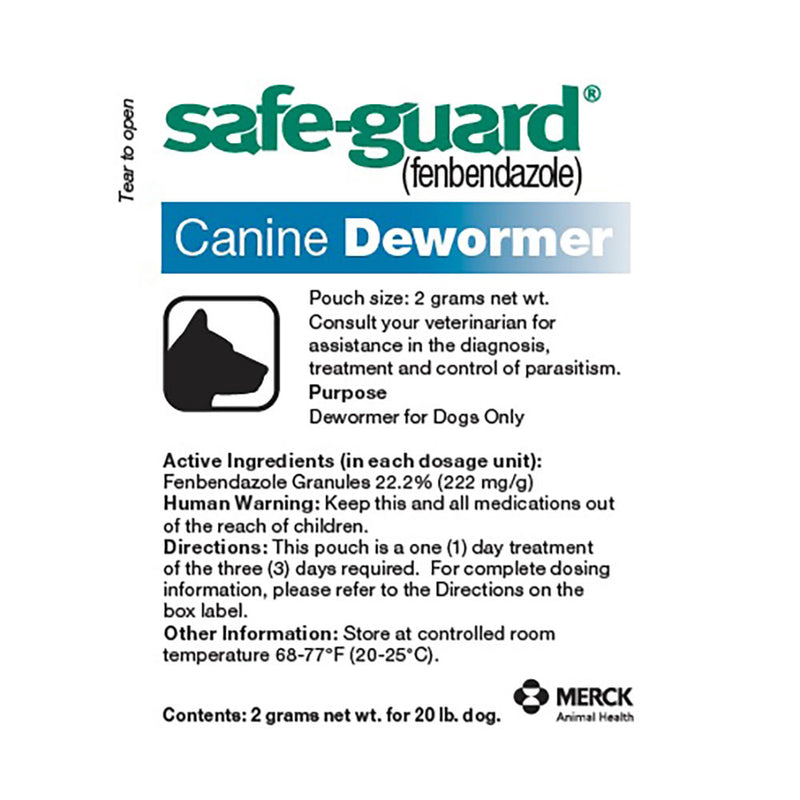 Merck Animal Health Safe-Guard Canine Dewormer 20lb