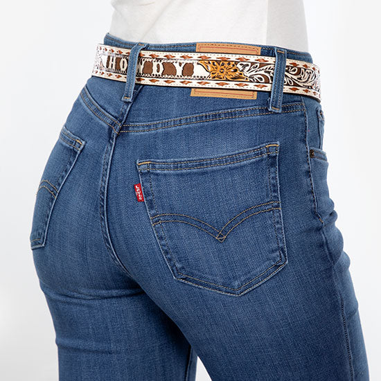 Levi Strauss Women's High Rise Medium Wash Flare Jeans