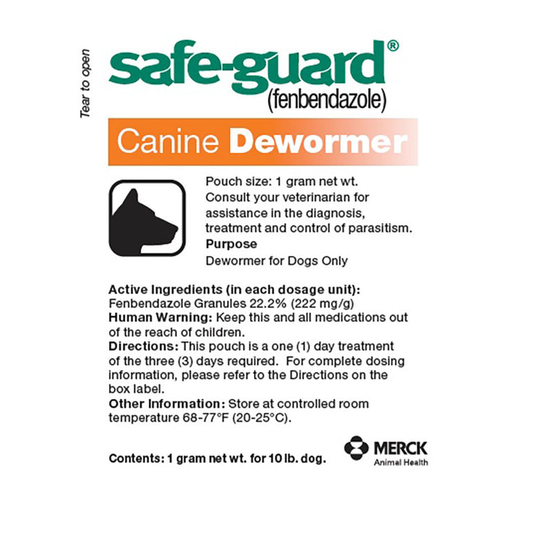 Merck Animal Health Safe-Guard Canine Dewormer 10 lb.