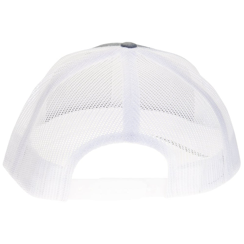 Fast Back Heather/White Retro Patch Cap
