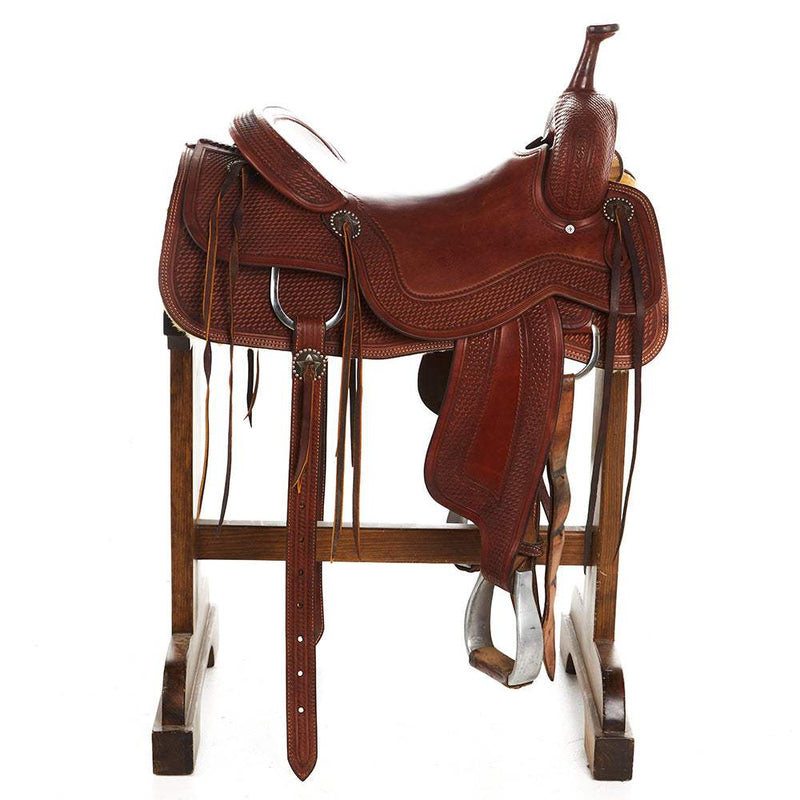 NRS Used 17in Cory Cooper Cutting Saddle