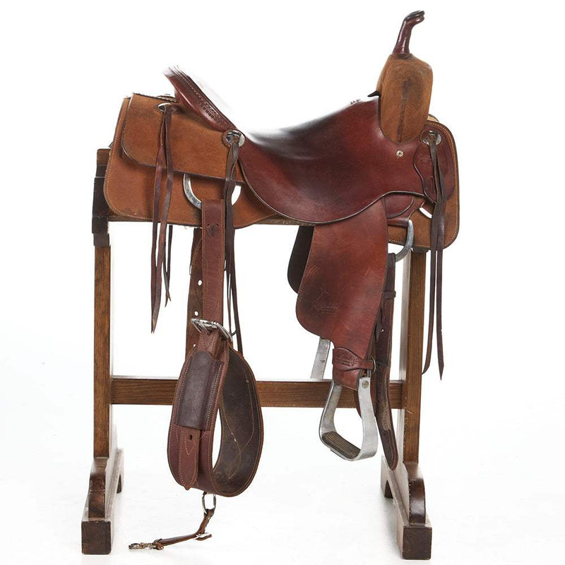 Jeff Smith 17in Used Cutting Saddle
