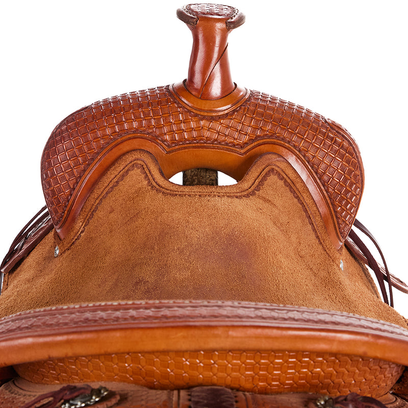Circle Y Saddlery Used 16in Waffle Stamp Ranch Cutter