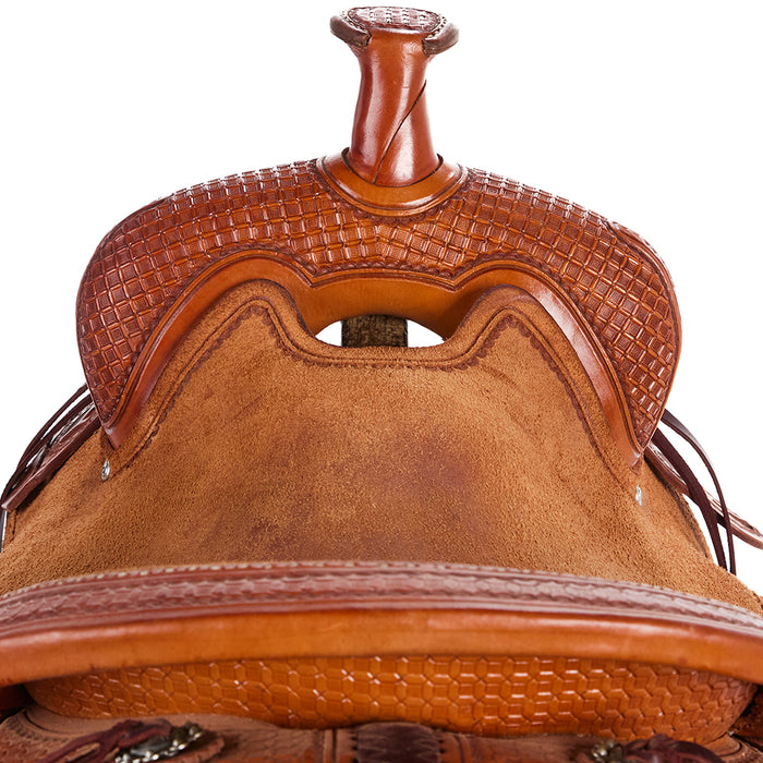 Circle Y Saddlery Used 16in Waffle Stamp Ranch Cutter