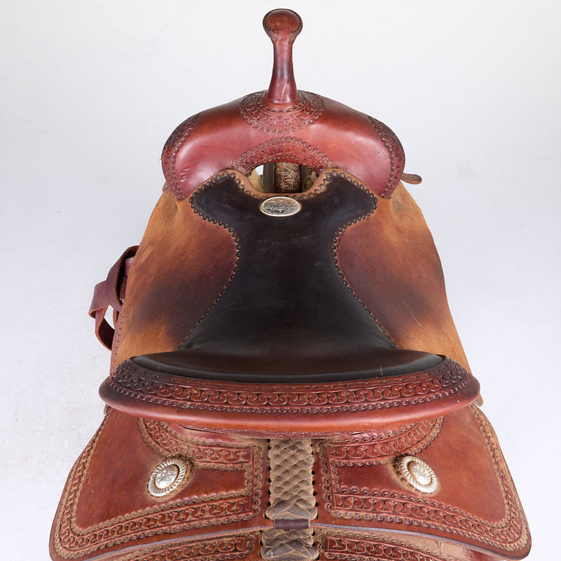 Billy Cook Used 15.5in Running Border Cutting Saddle
