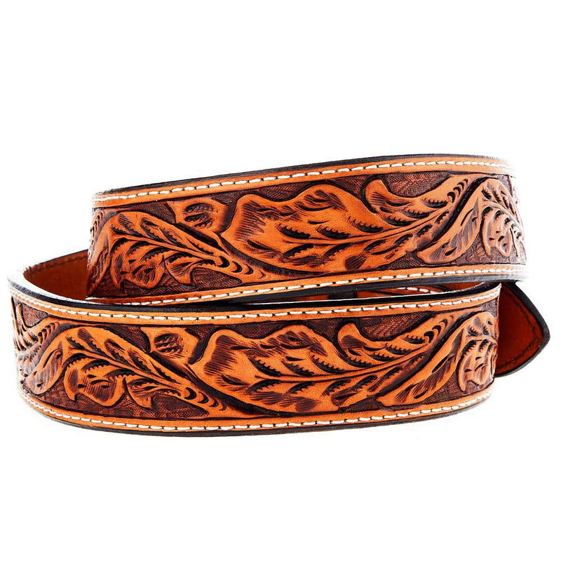 Vogt Silversmiths Russet Floral Belt