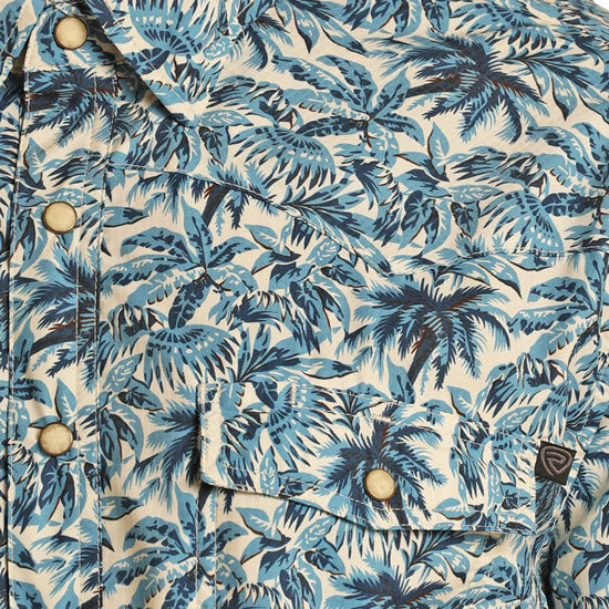 Rock & Roll Denim Tek Western Tropic Shirt
