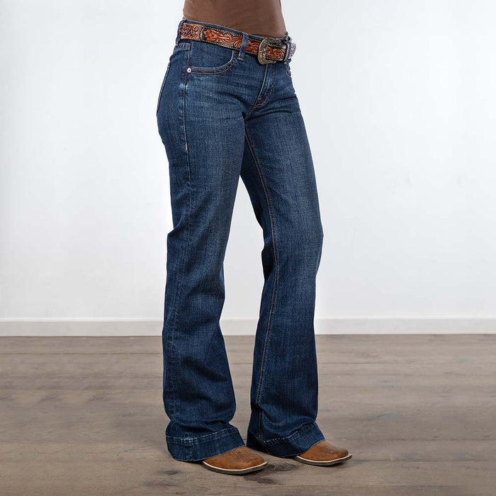 Rock & Roll Denim Women's Diamond Loop Trouser