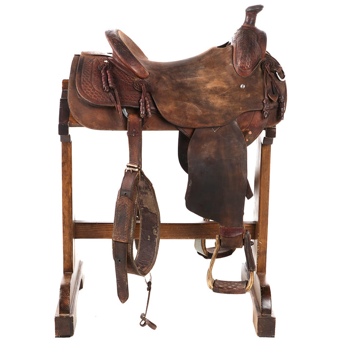 NRS Used 15in LJ`s Saddlery Roper Saddle