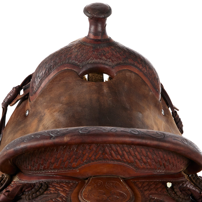 NRS Used 15in LJ`s Saddlery Roper Saddle