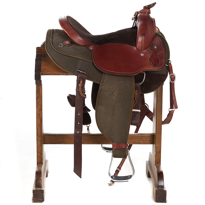 Fabtron Used 15in Green Trail Saddle