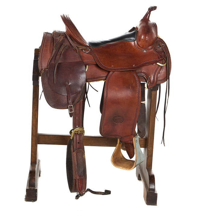 Billy Cook Used 16in Smooth Trail Saddle