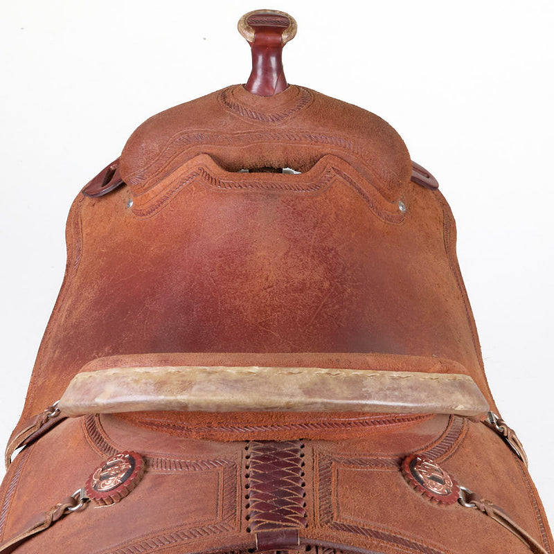 Fort Worth Saddlery Used 14.5in Full Border Stamp Pleasure