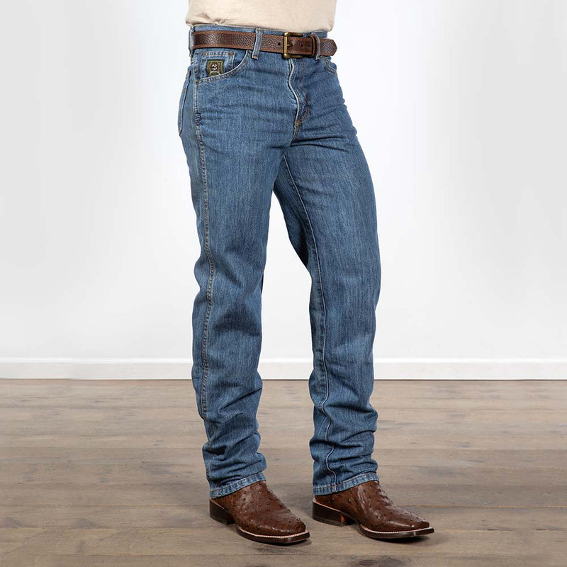 Cinch Men's Green Label Original Fit Medium Stonewash Jeans