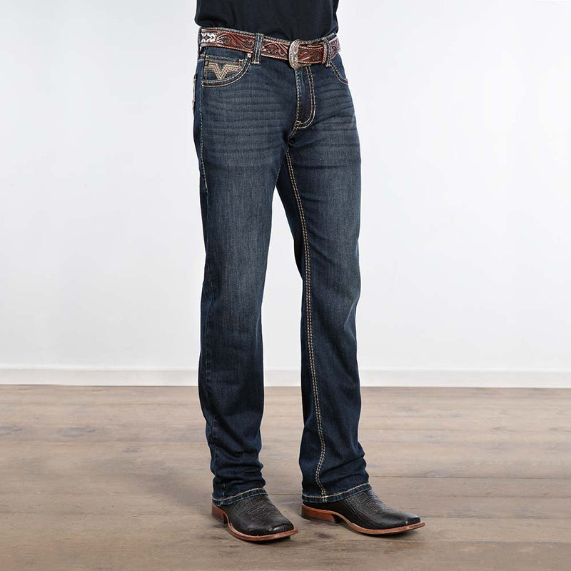 Rock & Roll Denim Revolved Two Toned Reflex Jeans