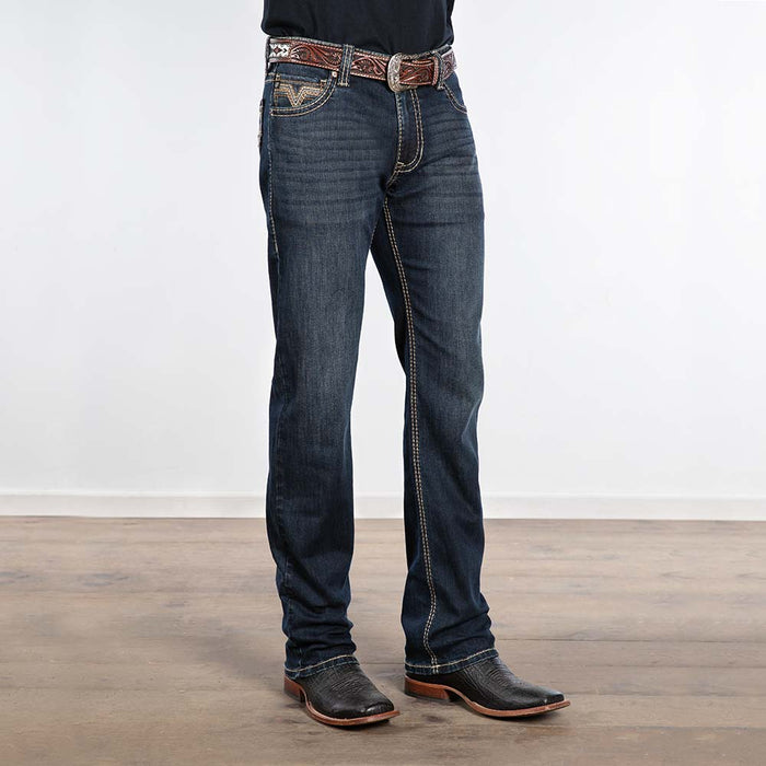 Rock & Roll Denim Revolved Two Toned Reflex Jeans