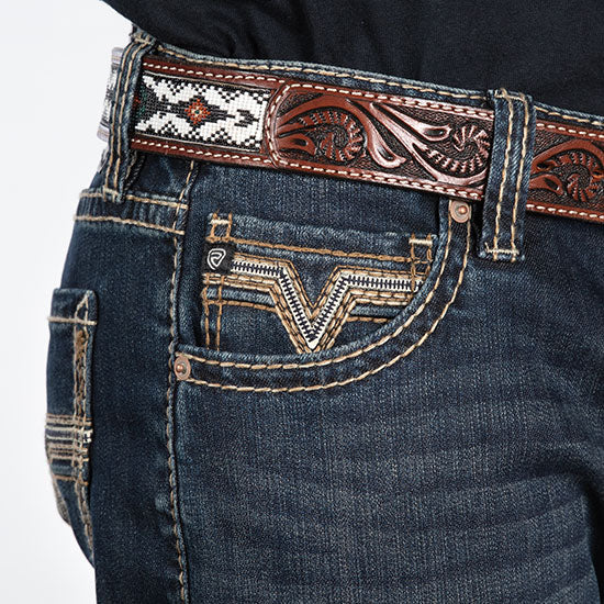 Rock & Roll Denim Revolved Two Toned Reflex Jeans