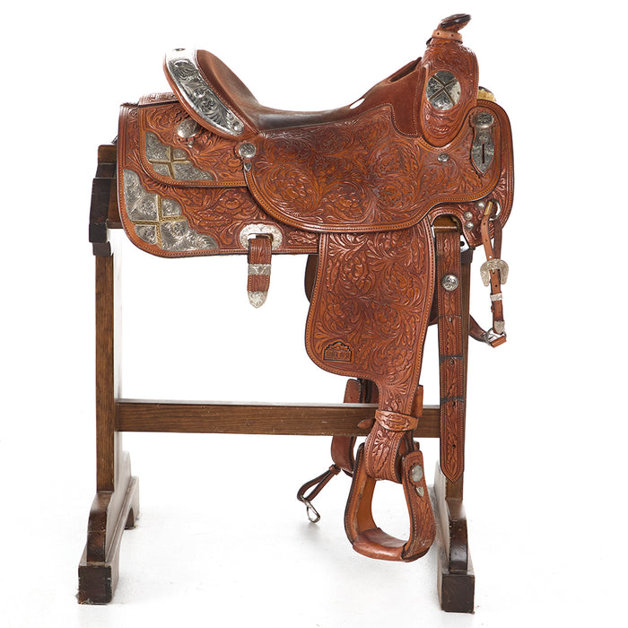 NRS Used 16in Silver Mesa Show Saddle