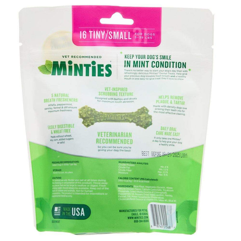 Pet Iq Minties Tiny/Small 16ct