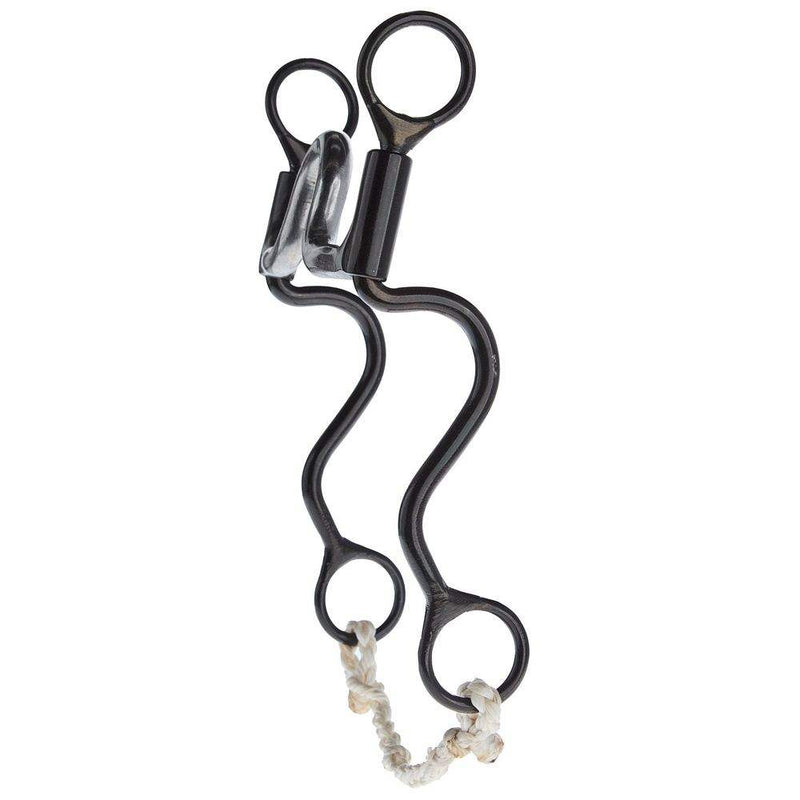 Dutton Bits Medium Round Solid Mouth Piece Long Calvary Shank