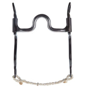 Dutton Bits Medium Round Solid Mouth Piece Long Calvary Shank
