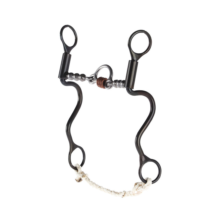 Dutton Bits Cavalry Cheek 3 Piece Floating Port with Solid Bead Mouthpiece