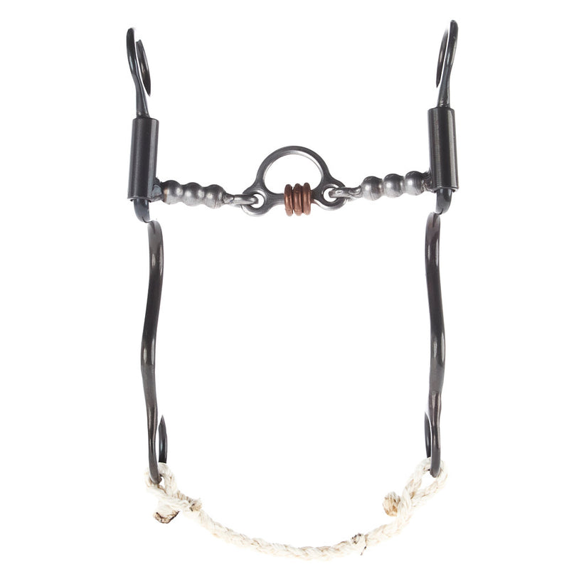 Dutton Bits Cavalry Cheek 3 Piece Floating Port with Solid Bead Mouthpiece