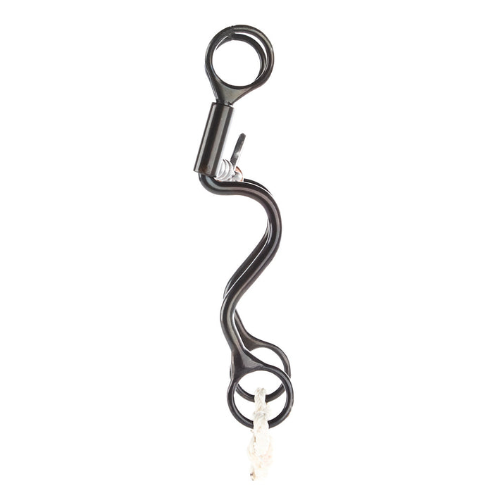 Dutton Bits Cavalry Cheek 3 Piece Floating Port with Solid Bead Mouthpiece