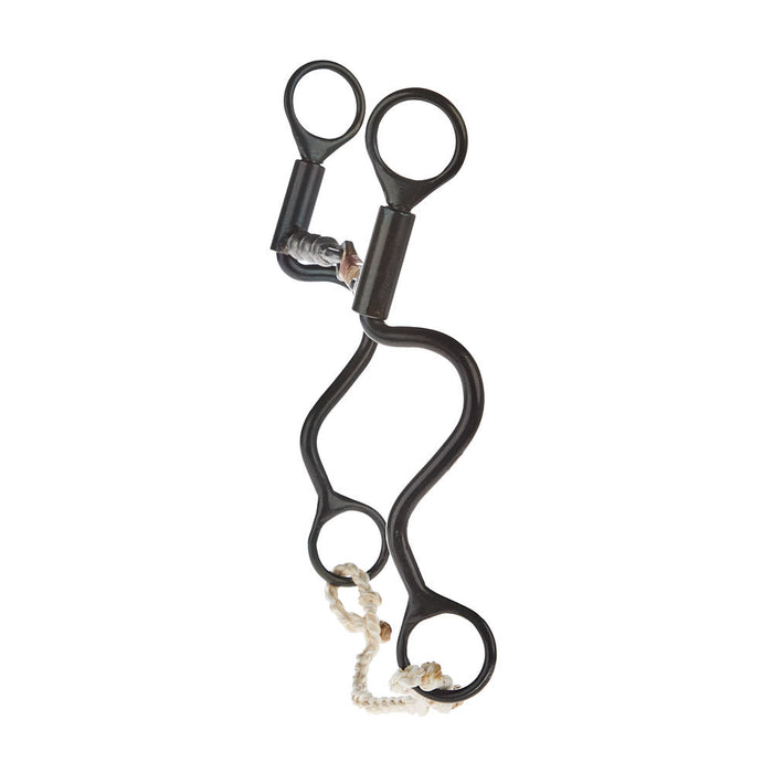 Dutton Bits Calvary Cheek Smooth Dogbone with Solid Bead Mouth Piece