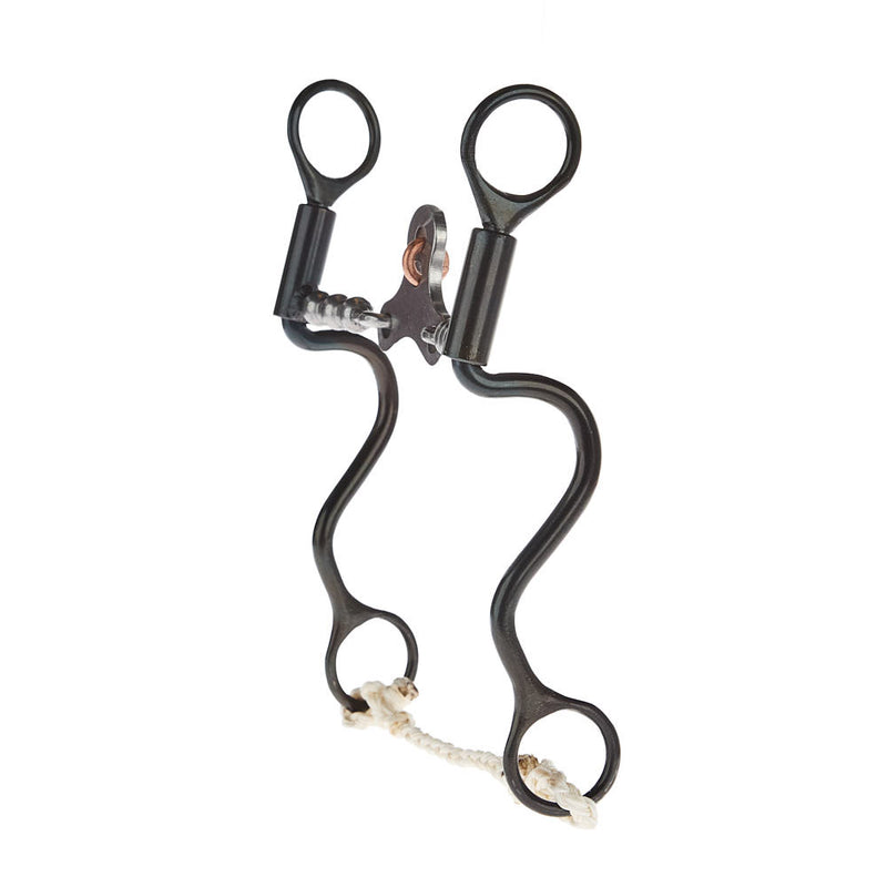 Dutton Bits 3 Piece Triangle Floating Spade Long Calvary with Solid Bead Mouth Piece