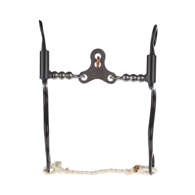 Dutton Bits 3 Piece Triangle Floating Spade Long Calvary with Solid Bead Mouth Piece