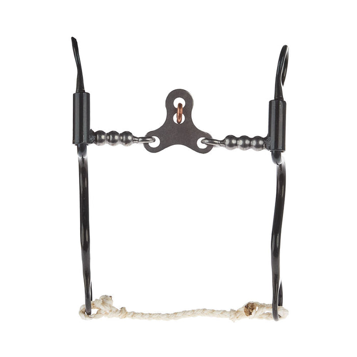 Dutton Bits 3 Piece Triangle Floating Spade Long Calvary with Solid Bead Mouth Piece