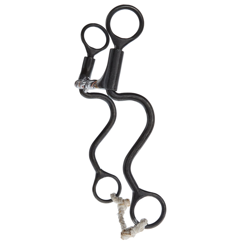 Dutton Bits 2 Piece Twisted Wire Snaffle W/CPR Wire Long Calvary Shank