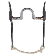 Dutton Bits Tall Wide SLD Mouth Piece W/CPR Wire Twisted Long Calvary Shank