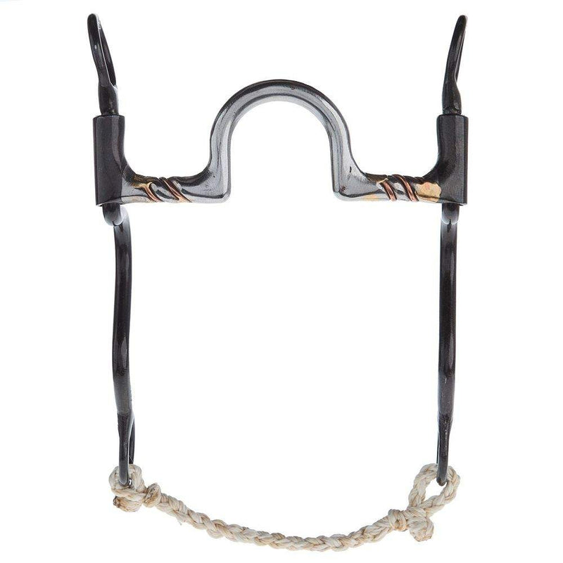 Dutton Bits Tall Wide SLD Mouth Piece W/CPR Wire Twisted Long Calvary Shank