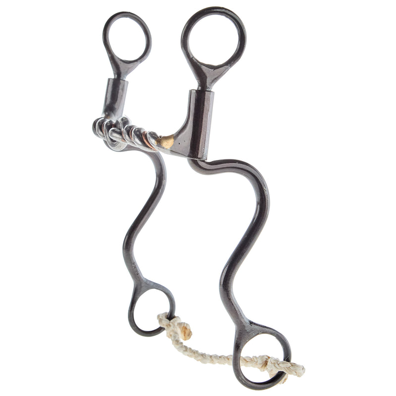 Dutton Bits Long Cavalry Shank Twisted Wire Snaffle