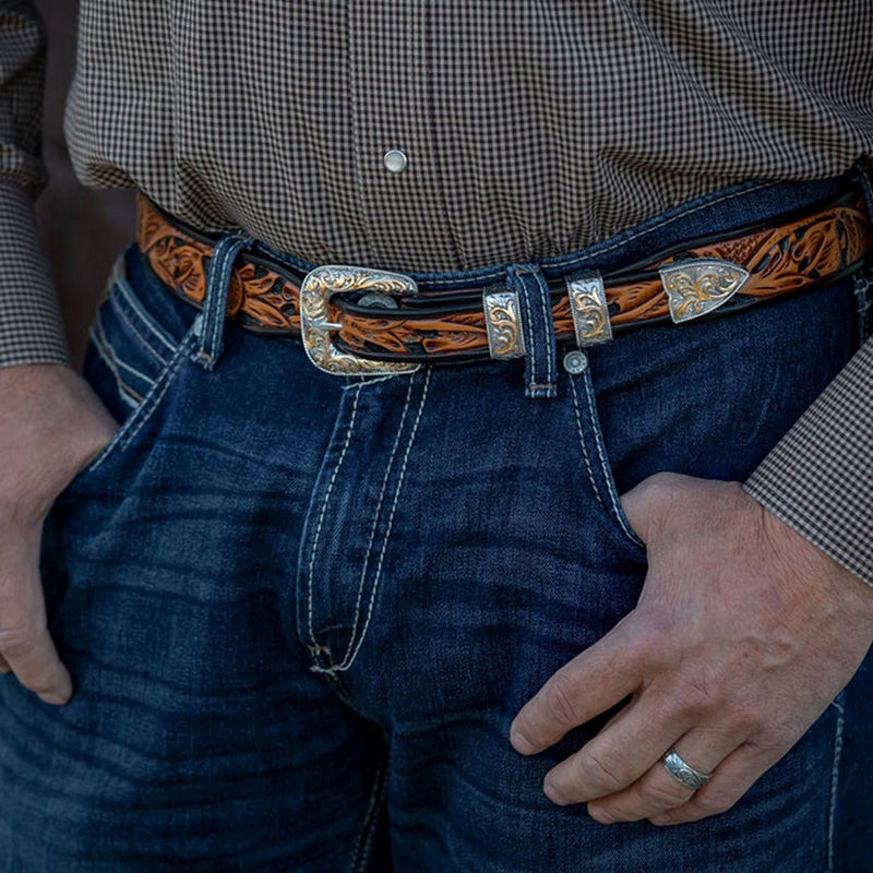 Vogt Silversmiths Trinity River Buckle Set