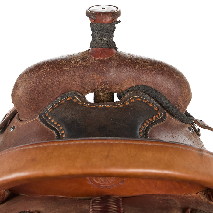Nrs Pro Series Used Roughout 13.5in Calf Roping Saddle