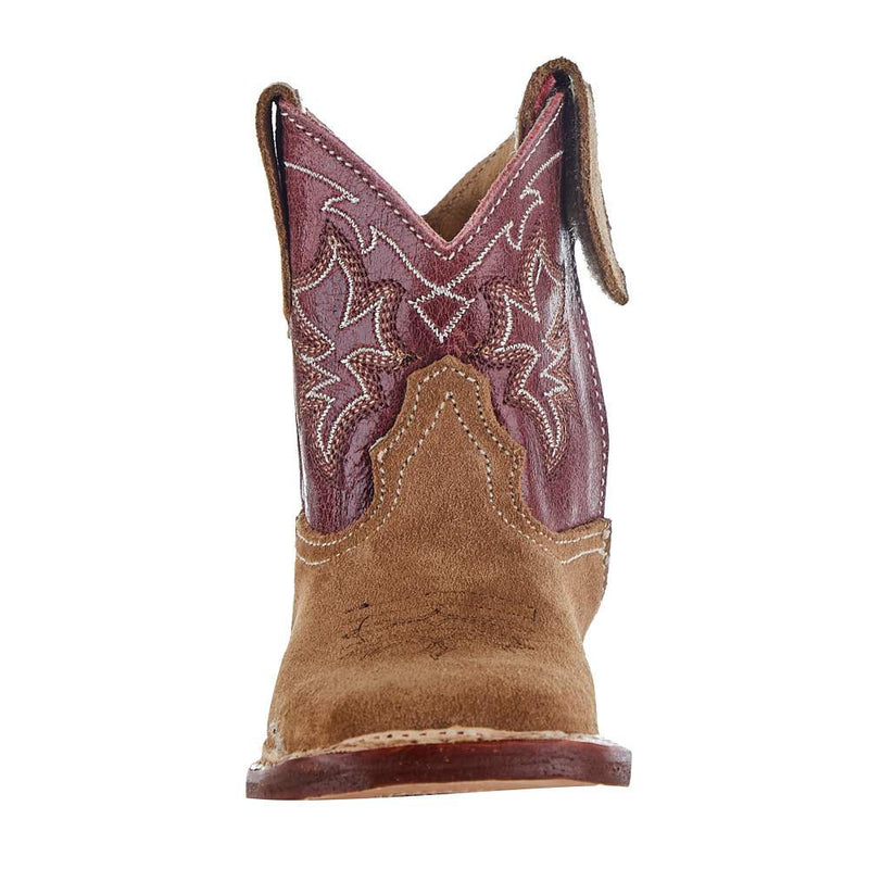 Roper Footwear NRS Exclusive Infant Footwear Suede Vamp Red Shaft Cowboy Boot