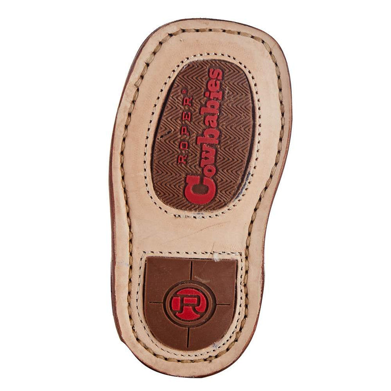 Roper Footwear NRS Exclusive Infant Footwear Suede Vamp Red Shaft Cowboy Boot