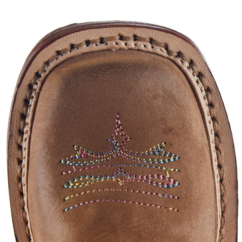 Roper Footwear NRS Exclusive Infant Footwear Tan Vamp Purple Shaft Boot