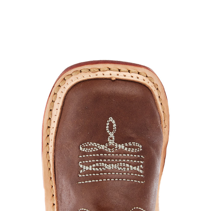 Roper Footwear Infant Kash Square Toe Boot with Blue Shaft