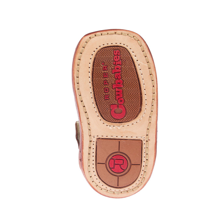 Roper Footwear Infant Kash Square Toe Boot with Blue Shaft