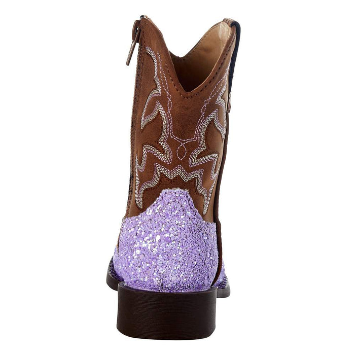 Roper Footwear NRS Exclusive Toddler Footwear Purple Glitter Cowgirl Boot