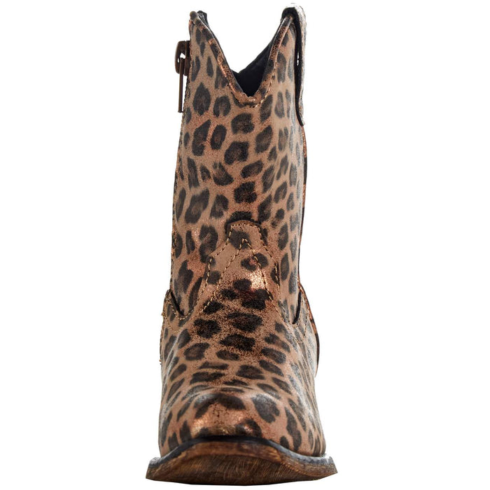Roper Footwear Toddler Riley Leopard Snip Toe Boot