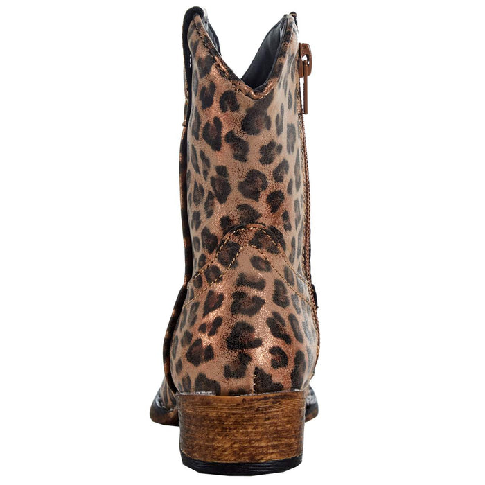 Roper Footwear Toddler Riley Leopard Snip Toe Boot