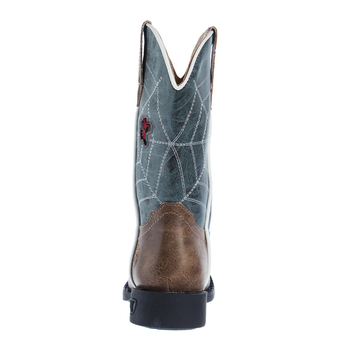Roper Footwear Kids Spidie Tan And Blue Light Up Cowboy Boots