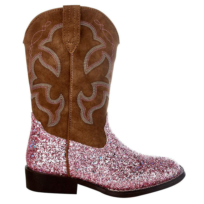 Roper NRS Exclusive Youth Footwear Pink Glitter Boot