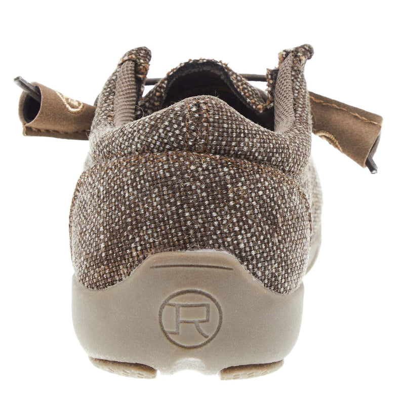 Roper Footwear Kids Chillin Brown Canvas Casual Shoe