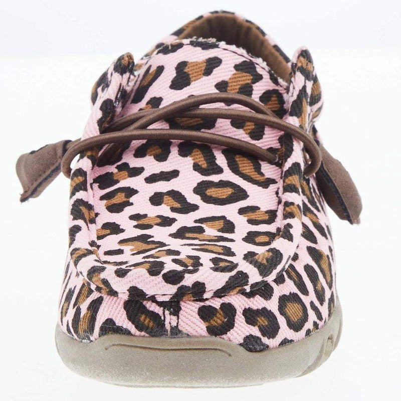 Roper Footwear Kids Chillin Pink Leopard Casual Shoe